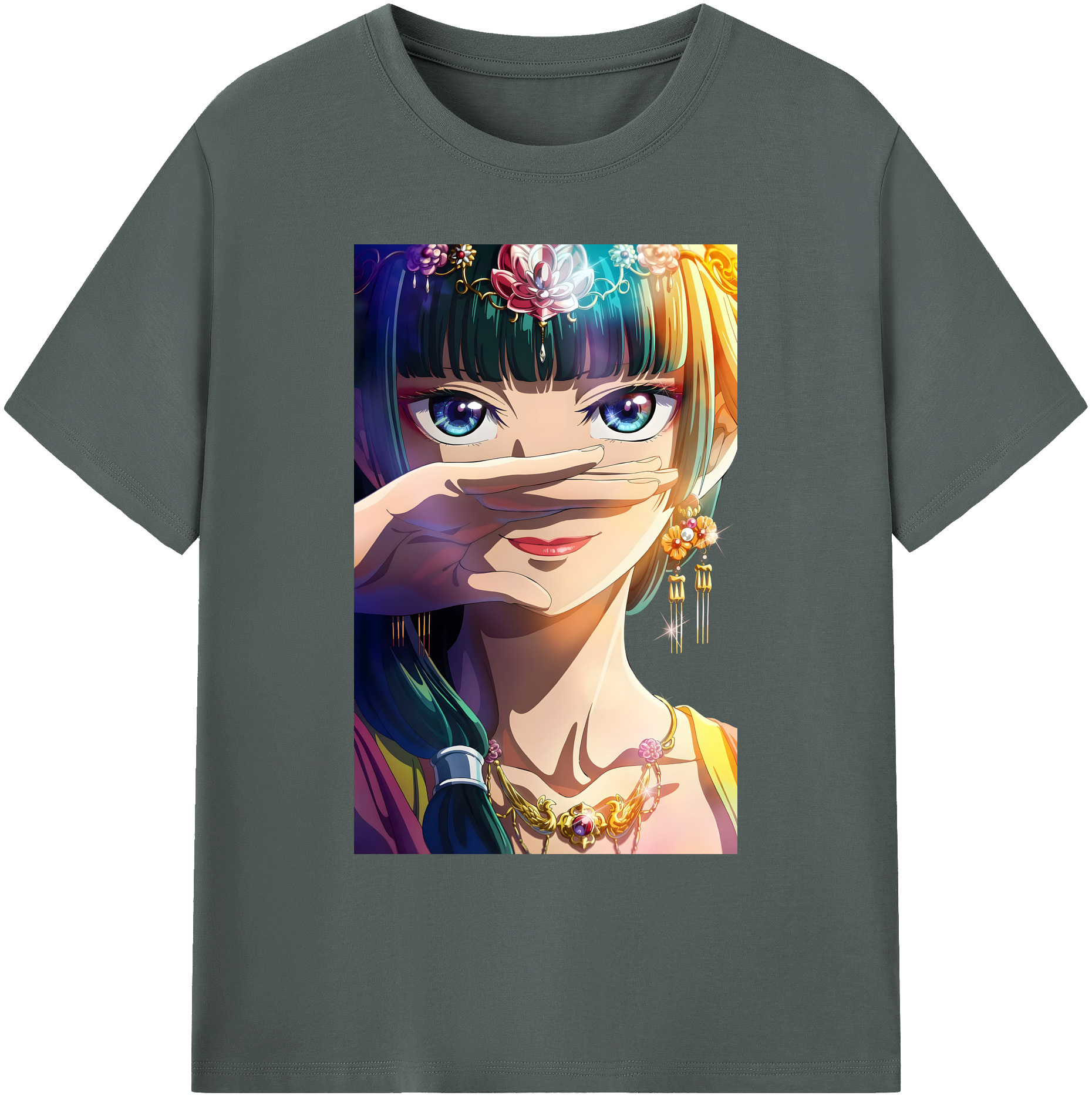 （画像用） 薬屋のひとりごと The Apothecary Diaries 綿100％ メンズ半袖Tシャツ｜肌触りやわらか＆通気性